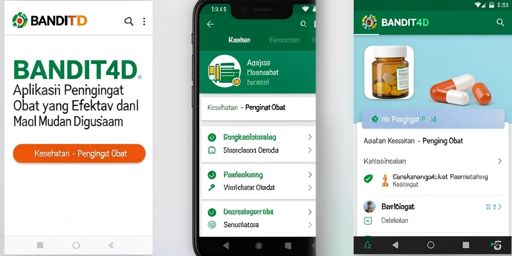 Tampilan antarmuka BANDIT4D yang sederhana dan informatif.
