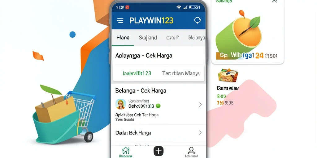 Tampilan antarmuka PLAYWIN123 untuk membandingkan harga produk.