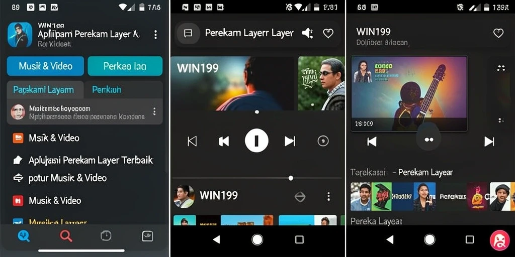 Antarmuka WIN199 yang sederhana dan mudah digunakan.